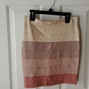 Charlotte Russe ombre miniskirt